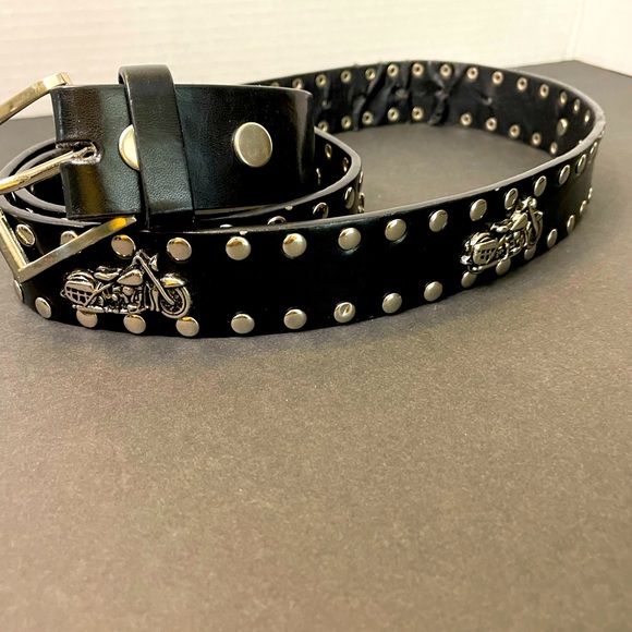 Biker leather belt Accessories - Biker Belt leather